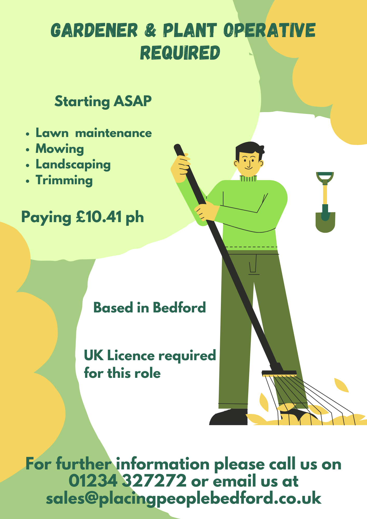 Organic Green Illustration Lawn Care Tear-off Flyer GETTING IN THE FESTIVE MOOD WITH OUR FIRST REAL TREE
